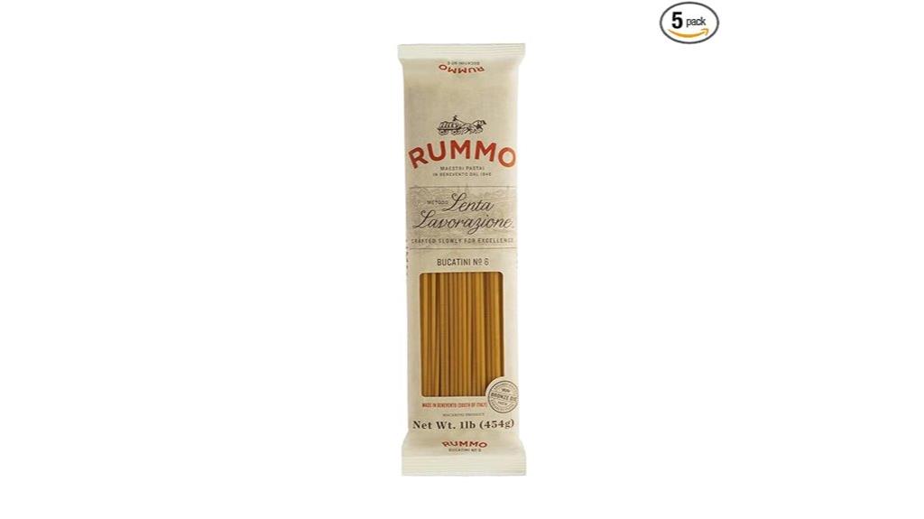 pack of five bucatini