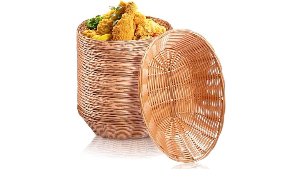 plastic oval gift baskets