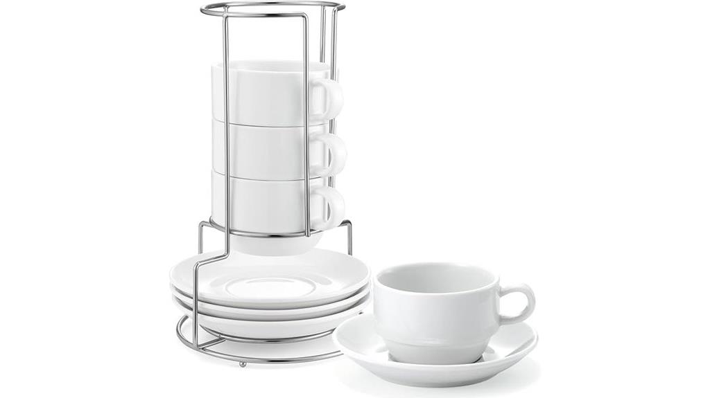 porcelain espresso cup set
