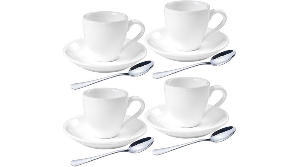 porcelain espresso cup set