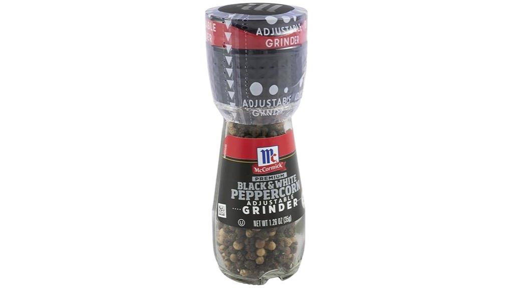 premium black white peppercorns