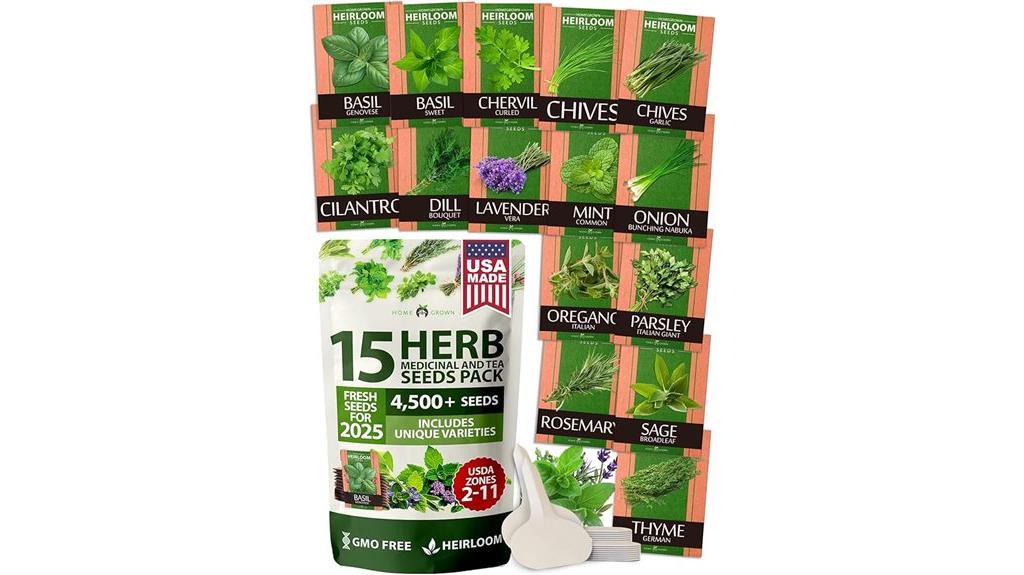 premium u s herb seed pack