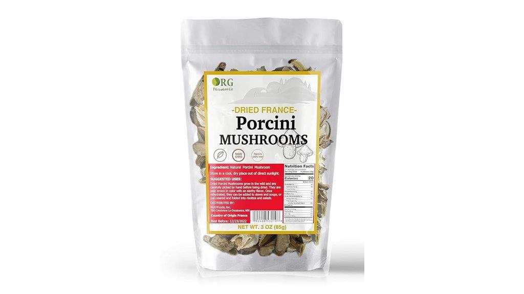 premium vacuum pack mushrooms