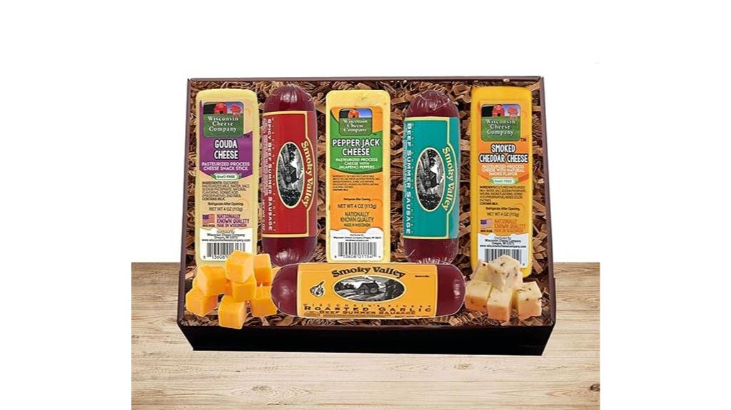 premium wisconsin sausage cheese