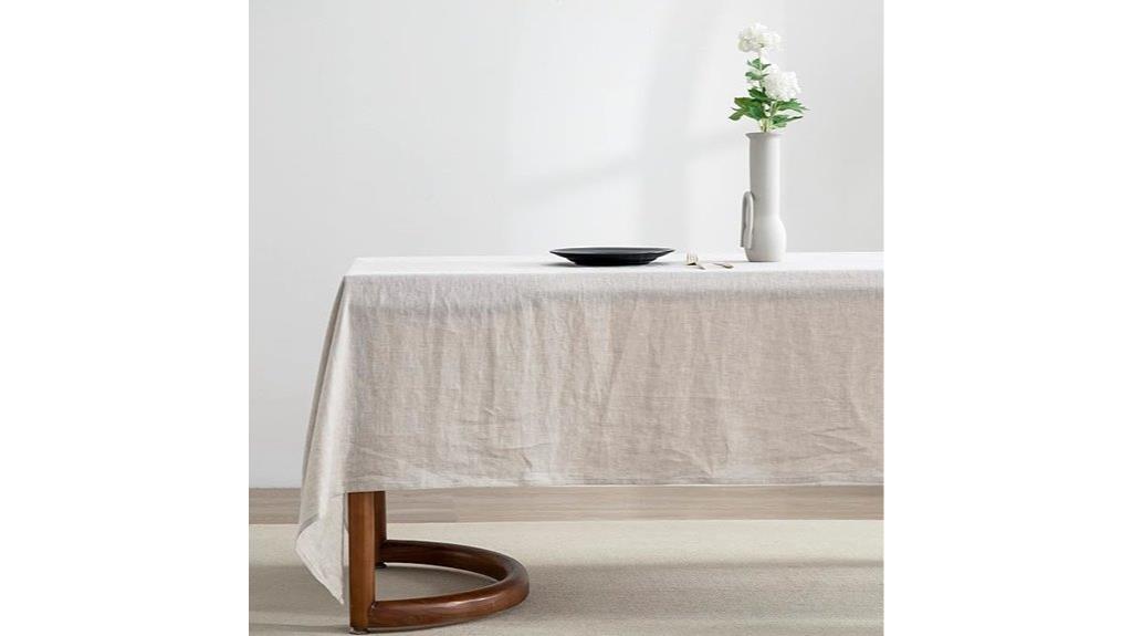 pure linen dining tablecloth