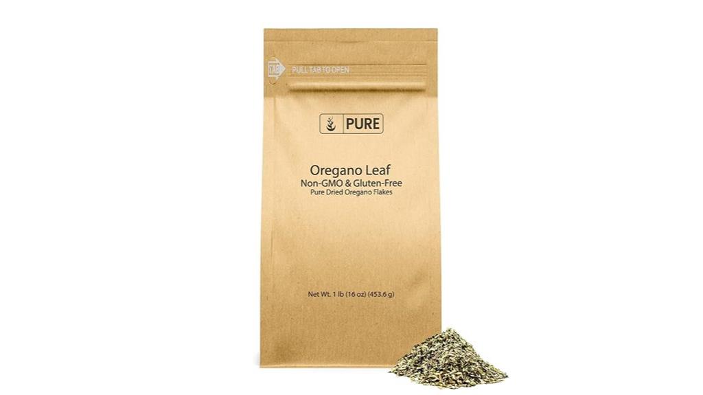 pure oregano leaf flakes