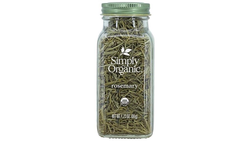 pure organic rosemary leaves