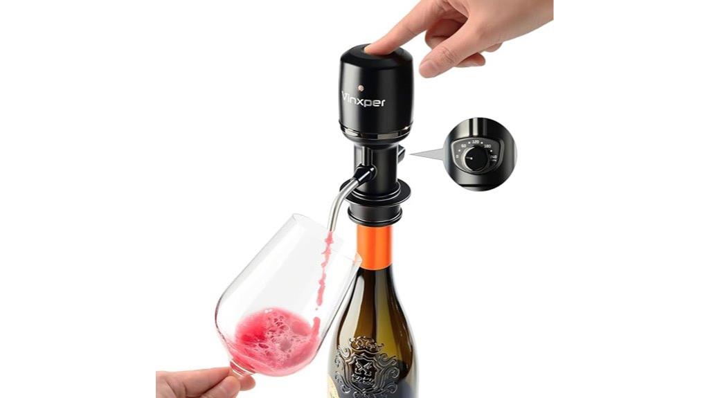 rechargeable wine pouring tool