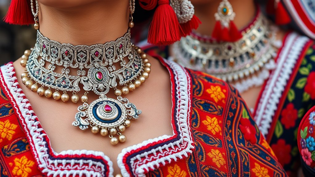 regional jewelry and embroidery
