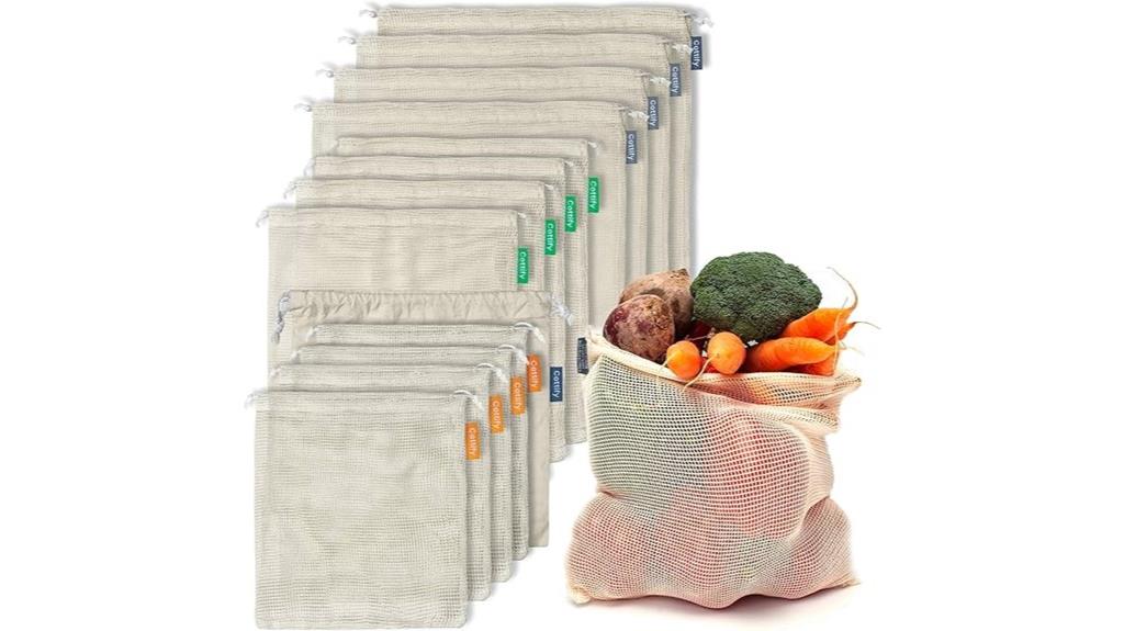 reusable grocery produce bags