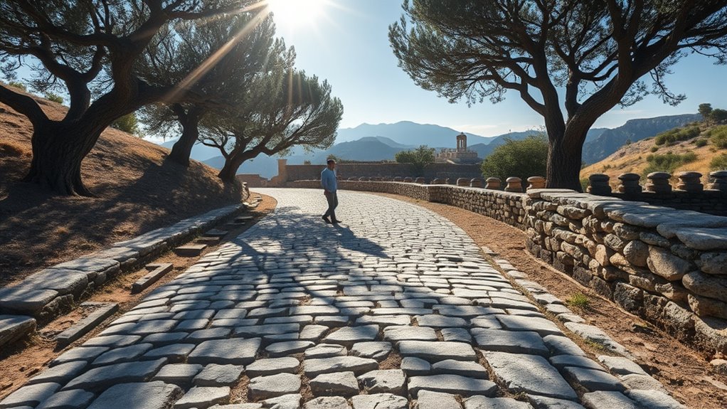 roman road linking sardinia s ports