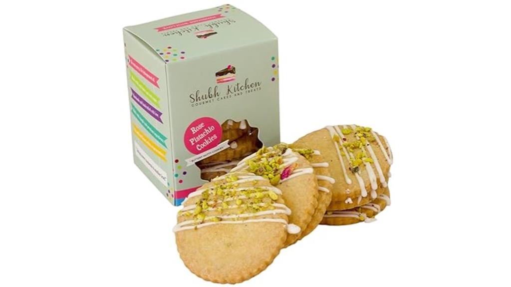 rose pistachio cookies