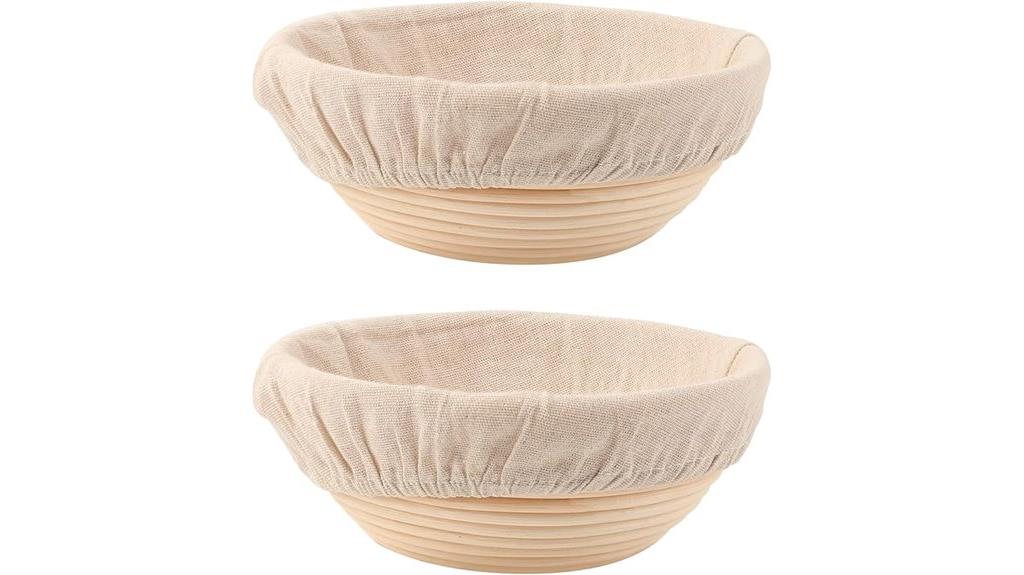 round proofing baskets set