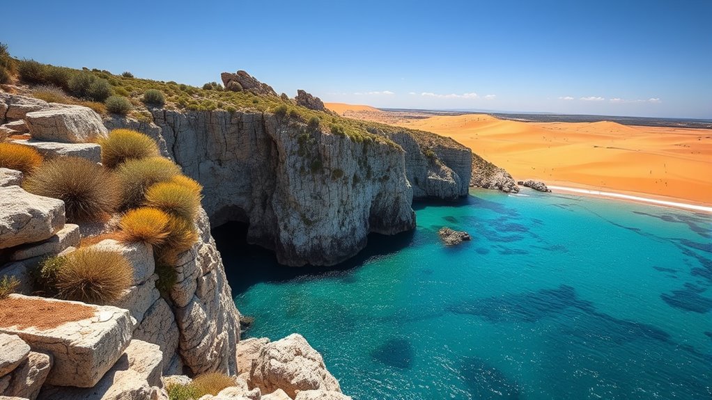 rugged mountainous coastal landscapes