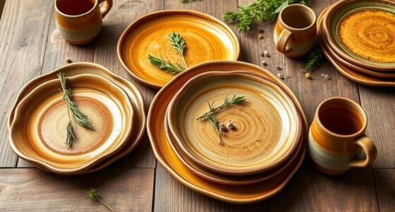 rustic ceramic tableware options
