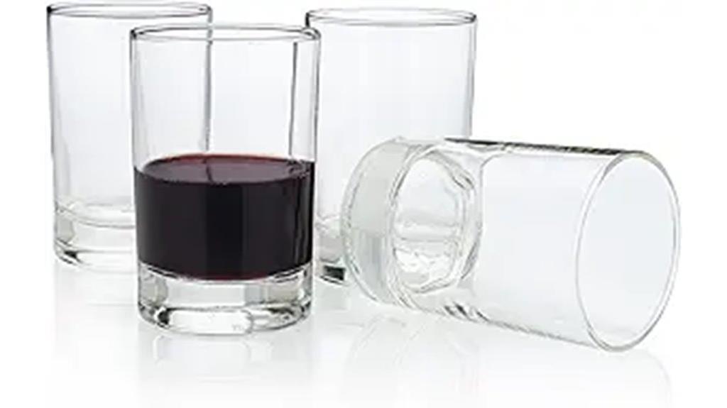 rustic italian stemless glasses
