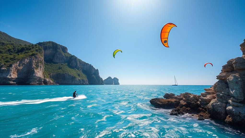 sardinian coast water sports