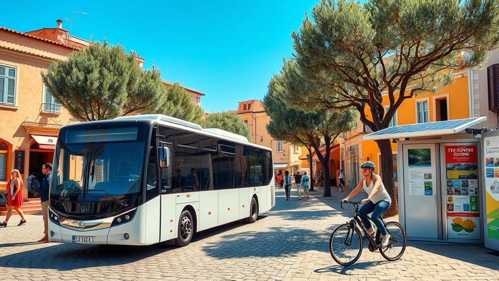 sardinian eco friendly public transit
