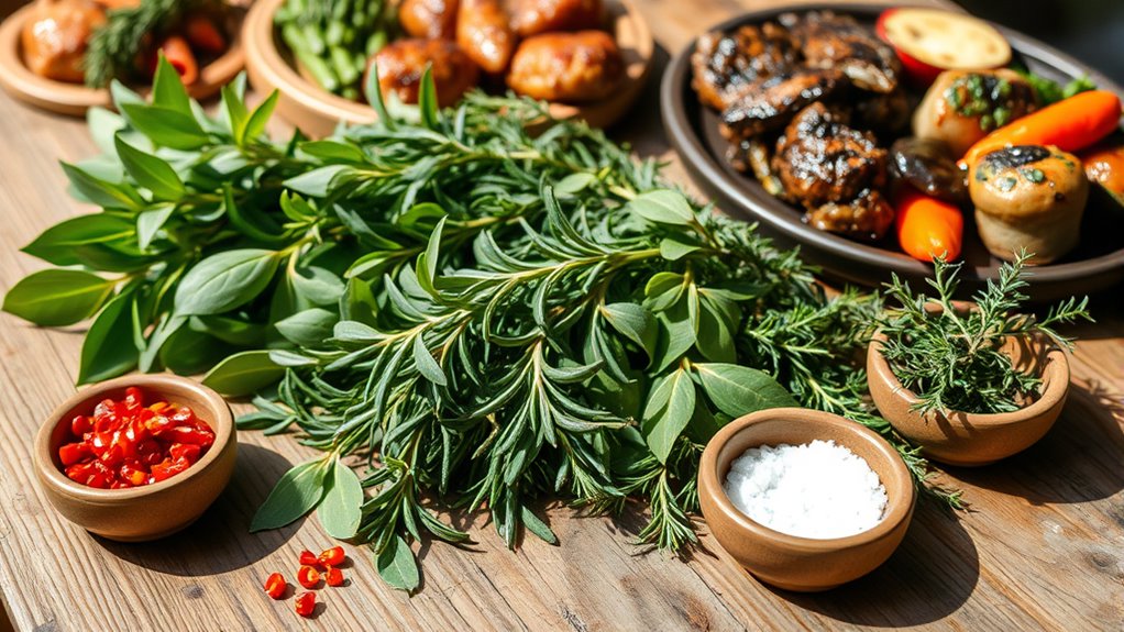 sardinian herbs enhance traditional cuisine