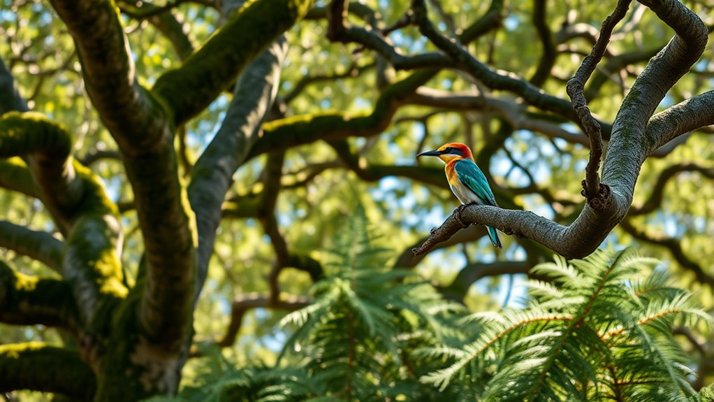 sardinian holm oak birdwatching