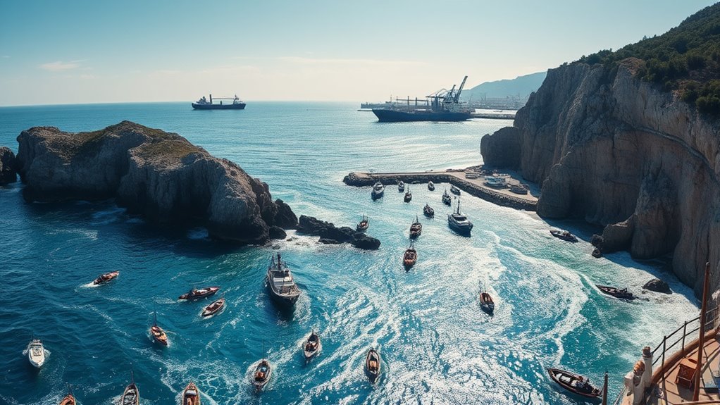 sardinian marine industrial infrastructure
