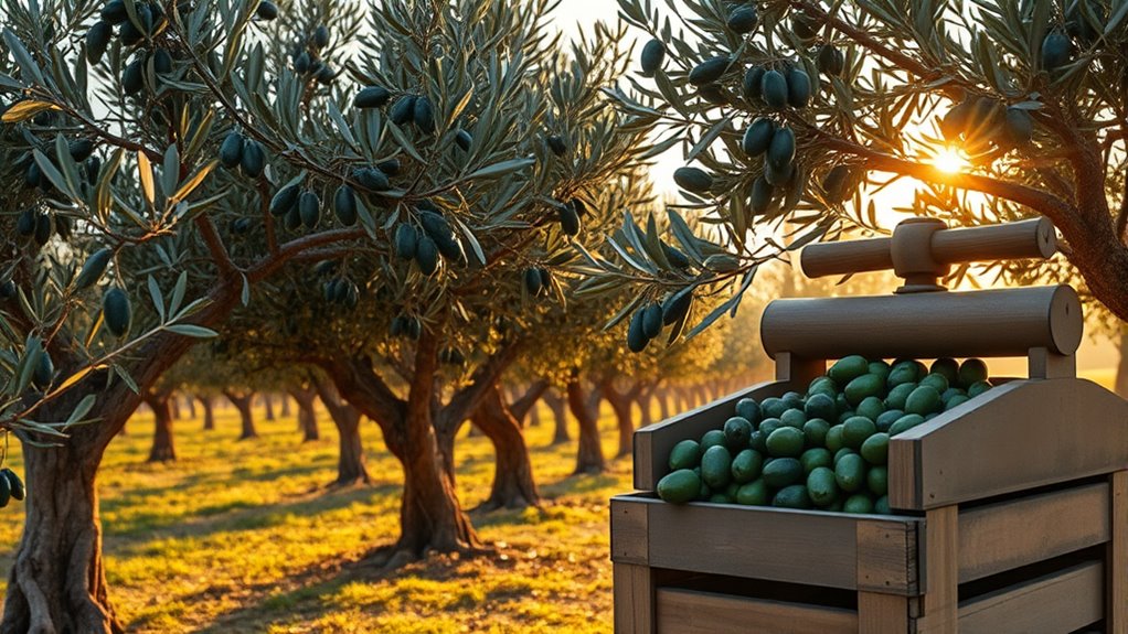 sardinian olive harvest timeline
