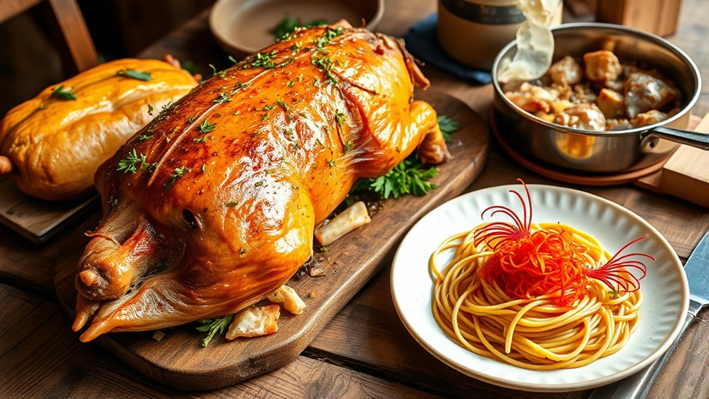 sardinian roasted pork delicacies