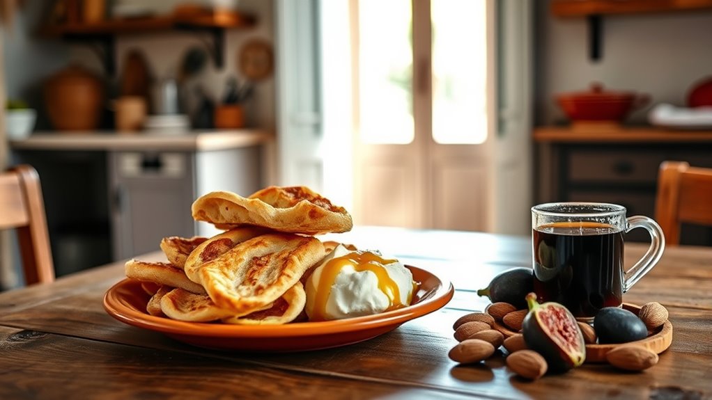 sardinian wholesome breakfast ingredients