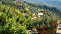 sardinian wild herb gathering