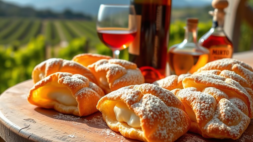 sardinian wine and sweets pairing