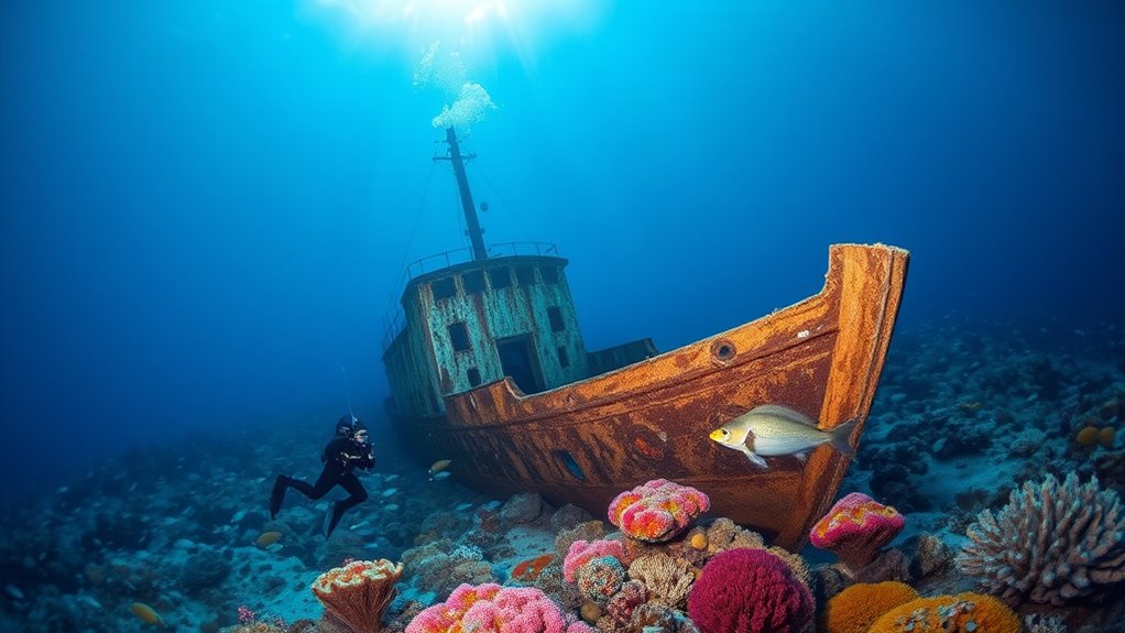 sardinian wrecks nighttime exploration