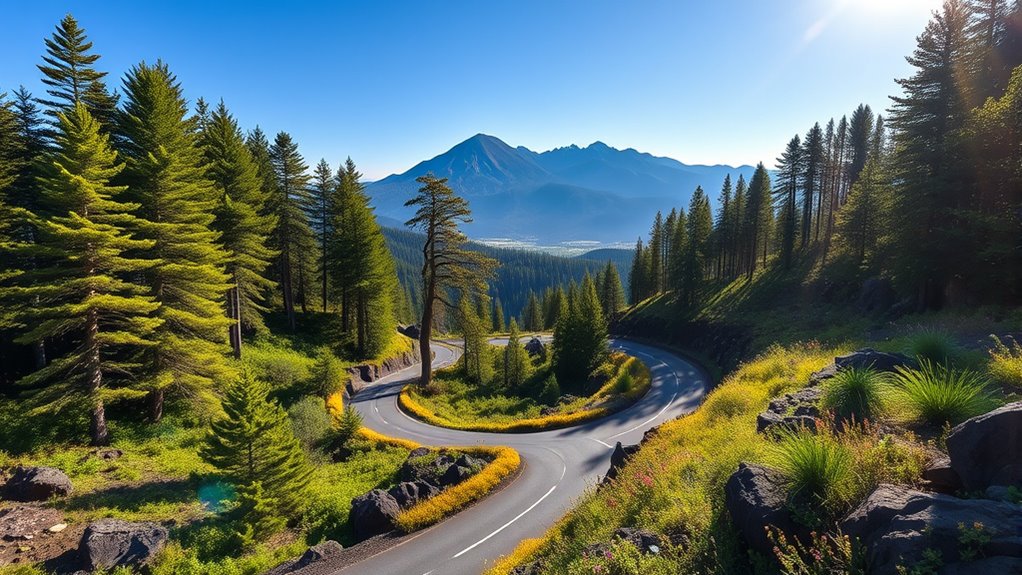 scenic volcanic trail exploration
