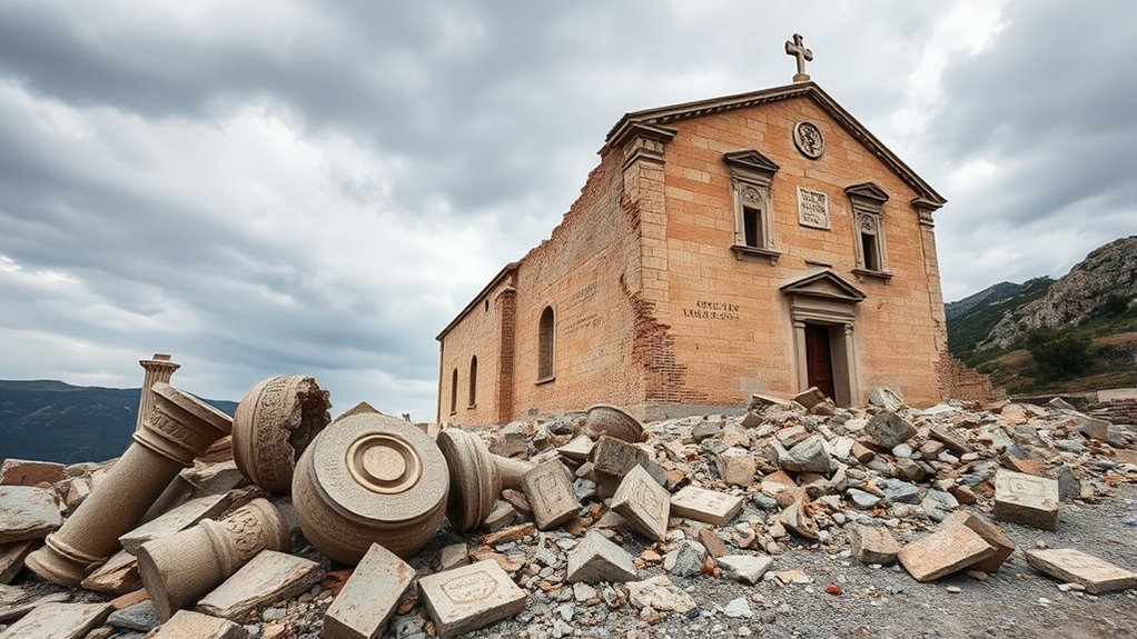 seismic damage to sardinian heritage