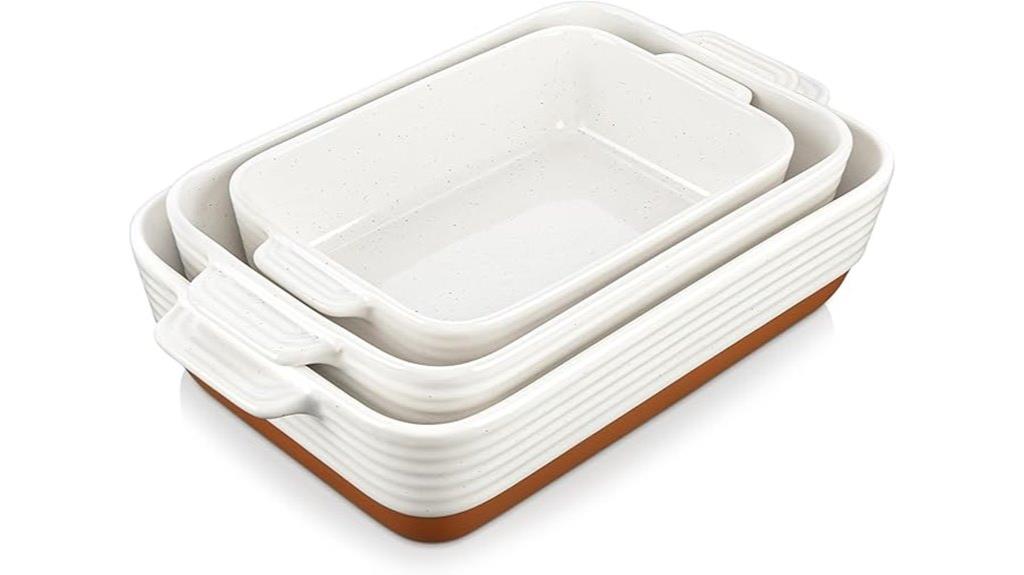 set of 3 oven safe casseroles