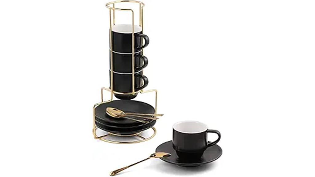 set of four espresso cups
