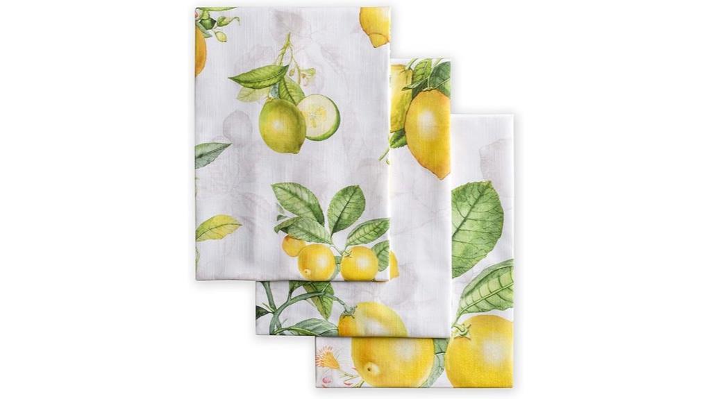 set of three kitchen towels
