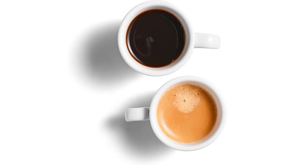 set of two ceramic espresso cups