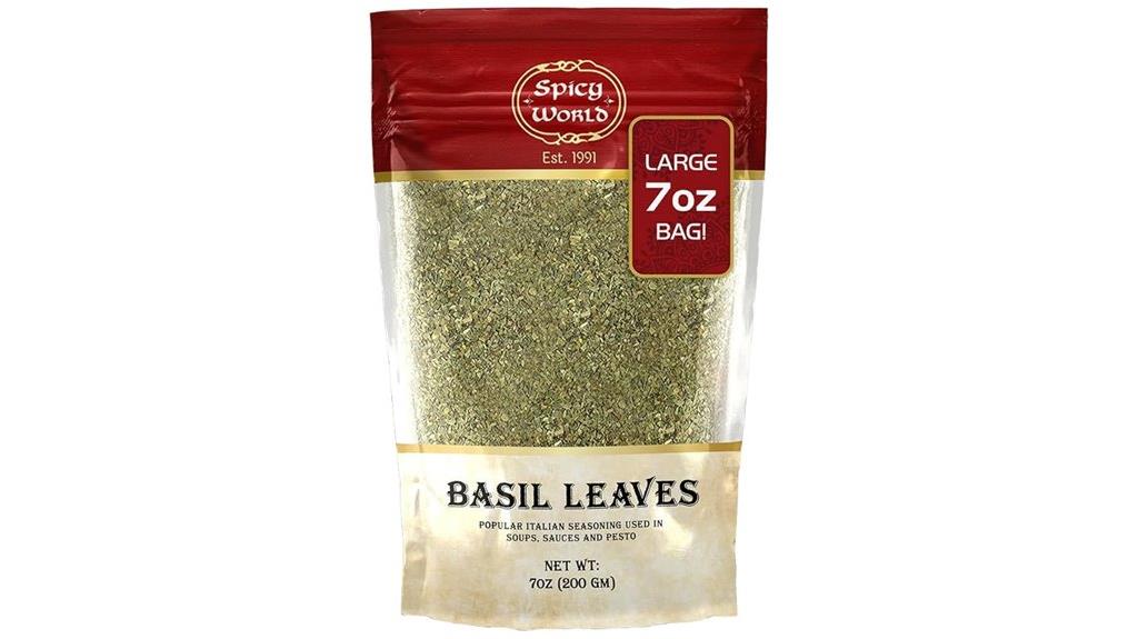 seven ounce dried basil