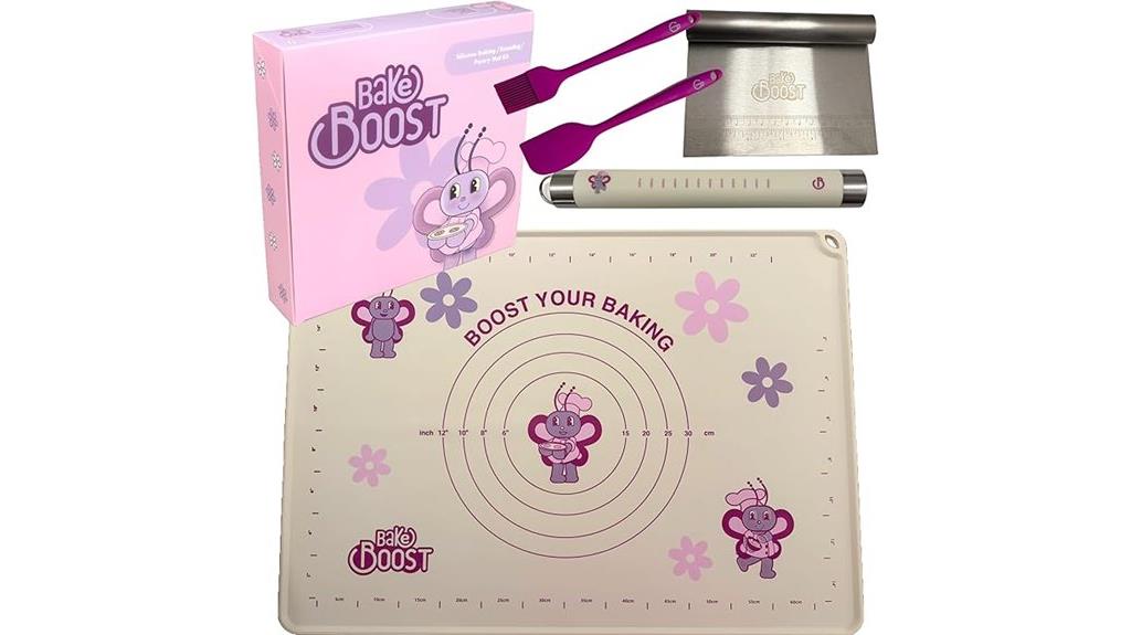 silicone baking set with pin