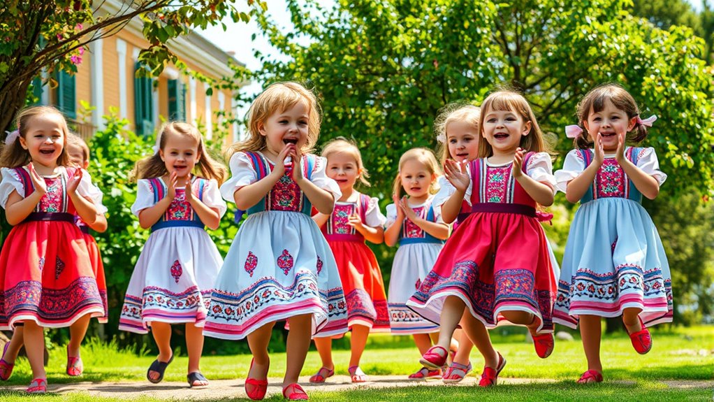 simple rhythmic patterns connect children