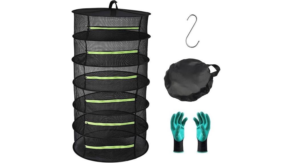 six layer herb drying rack