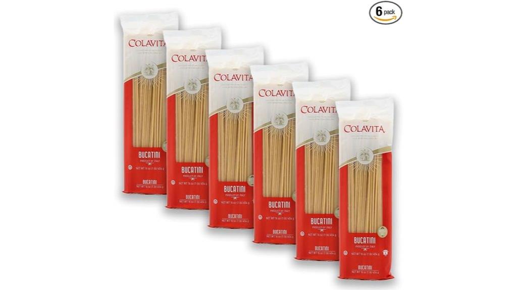six pack bucatini pasta