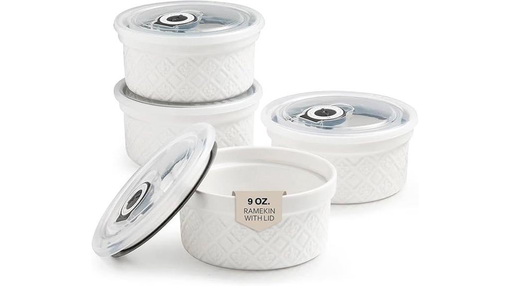 small ramekin set with lids