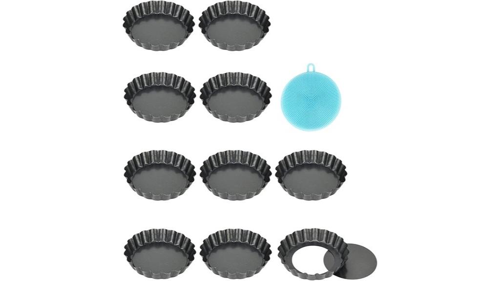 small removable tart pans