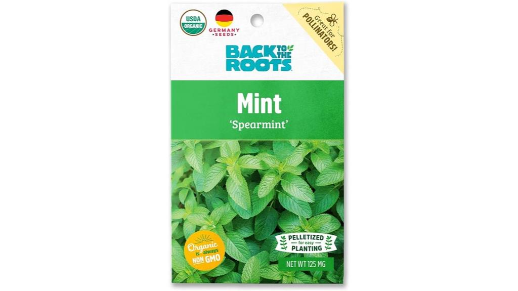 spearmint seed packet details