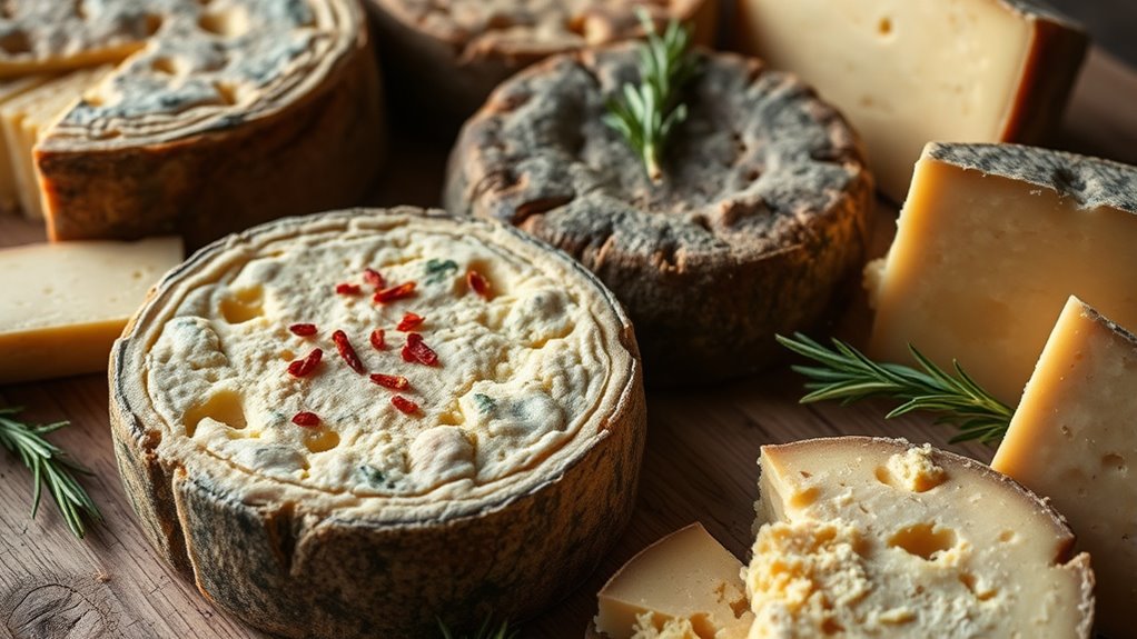 spicy rustic sheep s cheese