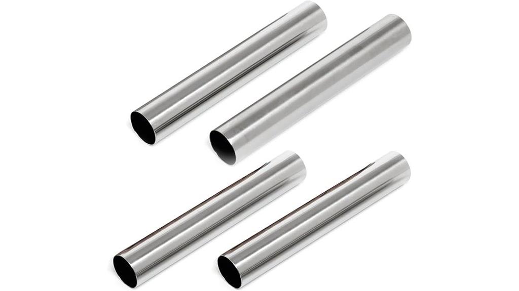 stainless steel cannoli forms
