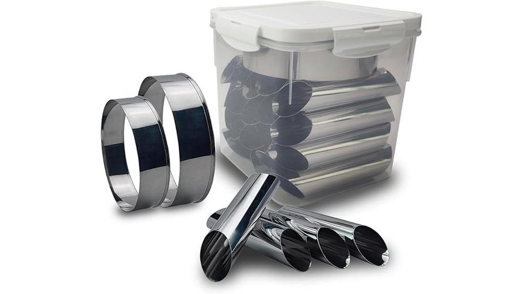 stainless steel cannoli molds