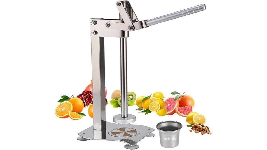 stainless steel citrus juicer