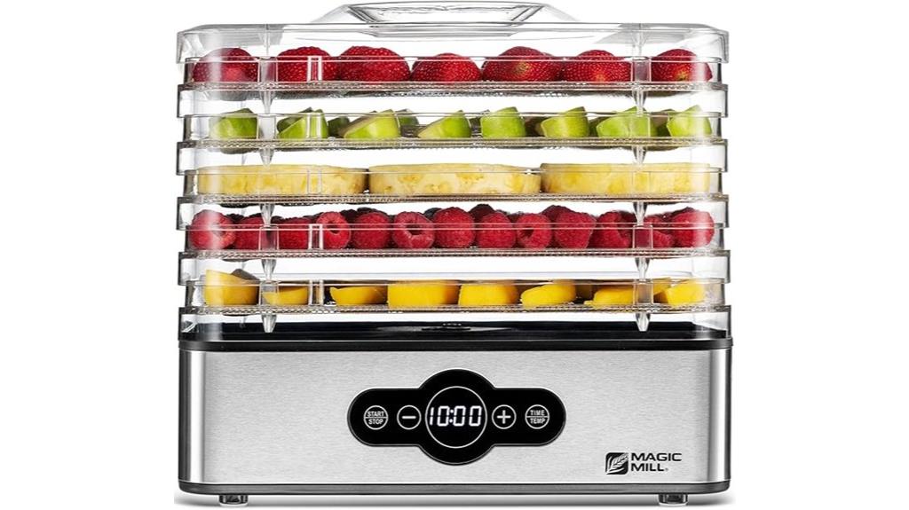 stainless steel food dehydrator